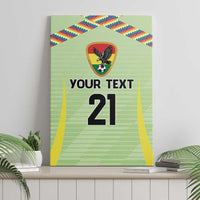 Bolivia Football Custom Canvas Wall Art Wiphala Flag Pattern Spirit
