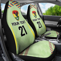 Bolivia Football Custom Car Seat Cover Wiphala Flag Pattern Spirit
