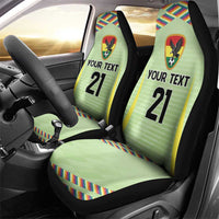 Bolivia Football Custom Car Seat Cover Wiphala Flag Pattern Spirit