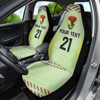 Bolivia Football Custom Car Seat Cover Wiphala Flag Pattern Spirit