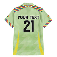 Bolivia Football Custom Family Matching Mermaid Dress and Hawaiian Shirt Wiphala Flag Pattern Spirit