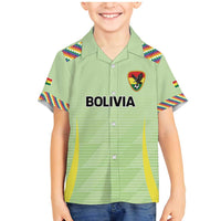 Bolivia Football Custom Family Matching Mermaid Dress and Hawaiian Shirt Wiphala Flag Pattern Spirit