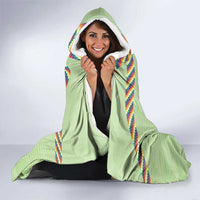 Bolivia Football Custom Hooded Blanket Wiphala Flag Pattern Spirit