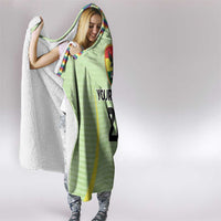 Bolivia Football Custom Hooded Blanket Wiphala Flag Pattern Spirit