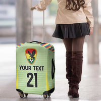 Bolivia Football Custom Luggage Cover Wiphala Flag Pattern Spirit