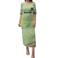 Bolivia Football Custom Puletasi Wiphala Flag Pattern Spirit