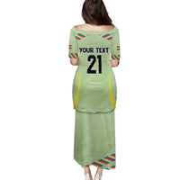 Bolivia Football Custom Puletasi Wiphala Flag Pattern Spirit