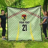 Bolivia Football Custom Quilt Wiphala Flag Pattern Spirit