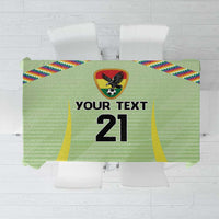 Bolivia Football Custom Tablecloth Wiphala Flag Pattern Spirit