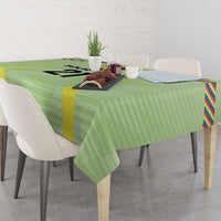 Bolivia Football Custom Tablecloth Wiphala Flag Pattern Spirit