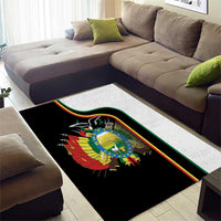 Bolivia Simple Coat of Arm Area Rug