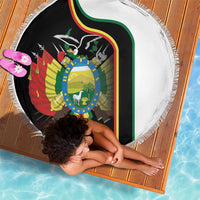 Bolivia Simple Coat of Arm Beach Blanket