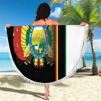 Bolivia Simple Coat of Arm Beach Blanket