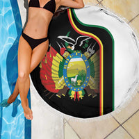 Bolivia Simple Coat of Arm Beach Blanket