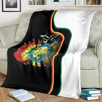 Bolivia Simple Coat of Arm Blanket