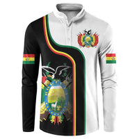 Bolivia Simple Coat of Arm Button Sweatshirt