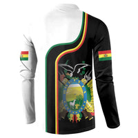 Bolivia Simple Coat of Arm Button Sweatshirt