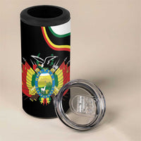 Bolivia Simple Coat of Arm 4 in 1 Can Cooler Tumbler