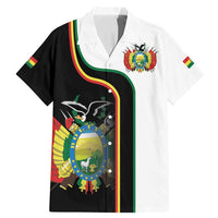 Bolivia Simple Coat of Arm Family Matching Mermaid Dress and Hawaiian Shirt