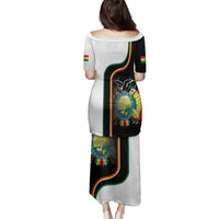 Bolivia Simple Coat of Arm Family Matching Puletasi and Hawaiian Shirt