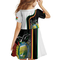 Bolivia Simple Coat of Arm Family Matching Tank Maxi Dress and Hawaiian Shirt