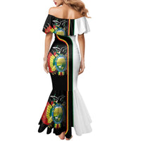 Bolivia Simple Coat of Arm Mermaid Dress