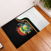 Bolivia Simple Coat of Arm Rubber Doormat