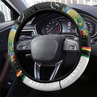 Bolivia Simple Coat of Arm Steering Wheel Cover