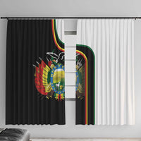 Bolivia Simple Coat of Arm Window Curtain