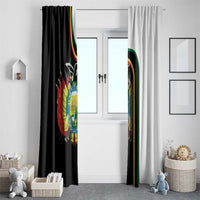 Bolivia Simple Coat of Arm Window Curtain