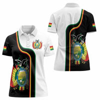 Bolivia Simple Coat of Arm Women Polo Shirt