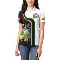 Bolivia Simple Coat of Arm Women Polo Shirt