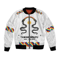 Inca Empire Tawantinsuyu Bomber Jacket Realm of the Four Parts