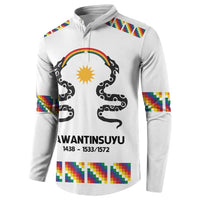 Inca Empire Tawantinsuyu Button Sweatshirt Realm of the Four Parts