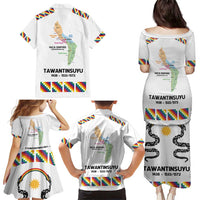 Inca Empire Tawantinsuyu Family Matching Puletasi and Hawaiian Shirt Realm of the Four Parts
