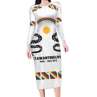 Inca Empire Tawantinsuyu Long Sleeve Bodycon Dress Realm of the Four Parts