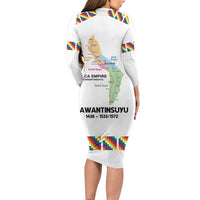 Inca Empire Tawantinsuyu Long Sleeve Bodycon Dress Realm of the Four Parts