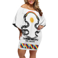 Inca Empire Tawantinsuyu Off Shoulder Short Dress Realm of the Four Parts