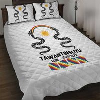 Inca Empire Tawantinsuyu Quilt Bed Set Realm of the Four Parts