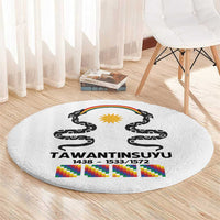 Inca Empire Tawantinsuyu Round Carpet Realm of the Four Parts