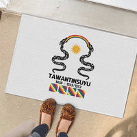 Inca Empire Tawantinsuyu Rubber Doormat Realm of the Four Parts