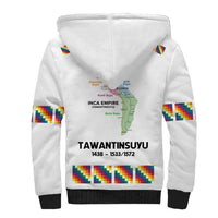 Inca Empire Tawantinsuyu Sherpa Hoodie Realm of the Four Parts