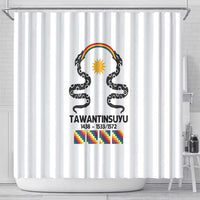 Inca Empire Tawantinsuyu Shower Curtain Realm of the Four Parts