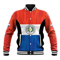 Paraguay Football Custom Baseball Jacket Come On Albirroja with Flag Style