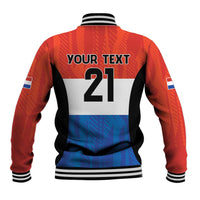 Paraguay Football Custom Baseball Jacket Come On Albirroja with Flag Style