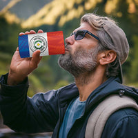 Paraguay Football Custom 4 in 1 Can Cooler Tumbler Come On Albirroja with Flag Style