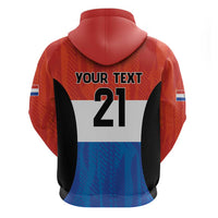 Paraguay Football Custom Hoodie Come On Albirroja with Flag Style