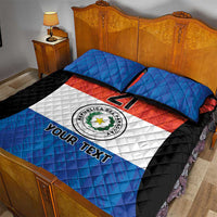 Paraguay Football Custom Quilt Bed Set Come On Albirroja with Flag Style