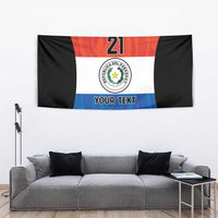 Paraguay Football Custom Tapestry Come On Albirroja with Flag Style