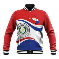 Paraguay Paz y justicia Baseball Jacket Coat of arms of Paraguay